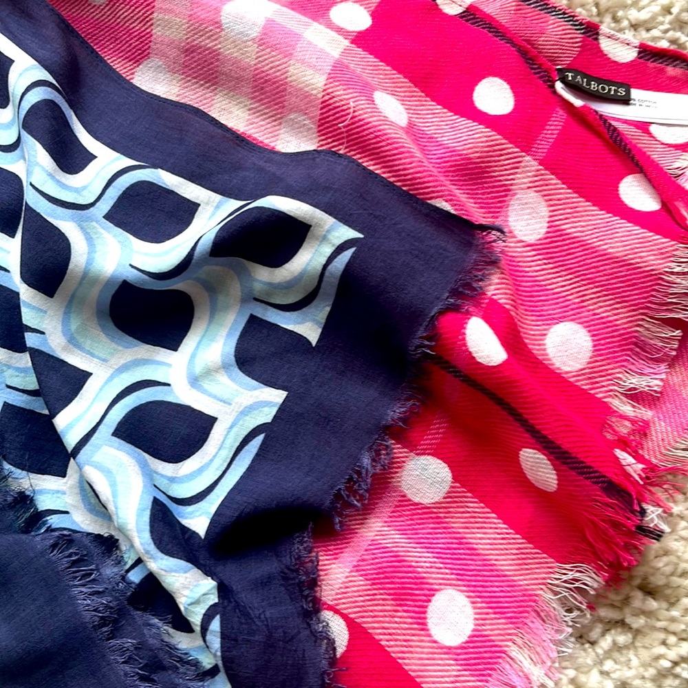 Two Talbot’s scarves